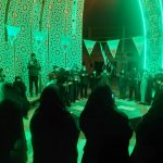 تجدید میثاق با شهدای گمنام توسط مسجد امام حسین علیه السلام
