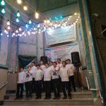 اجرای سرود انقلابی توسط نونهالان مسجدی