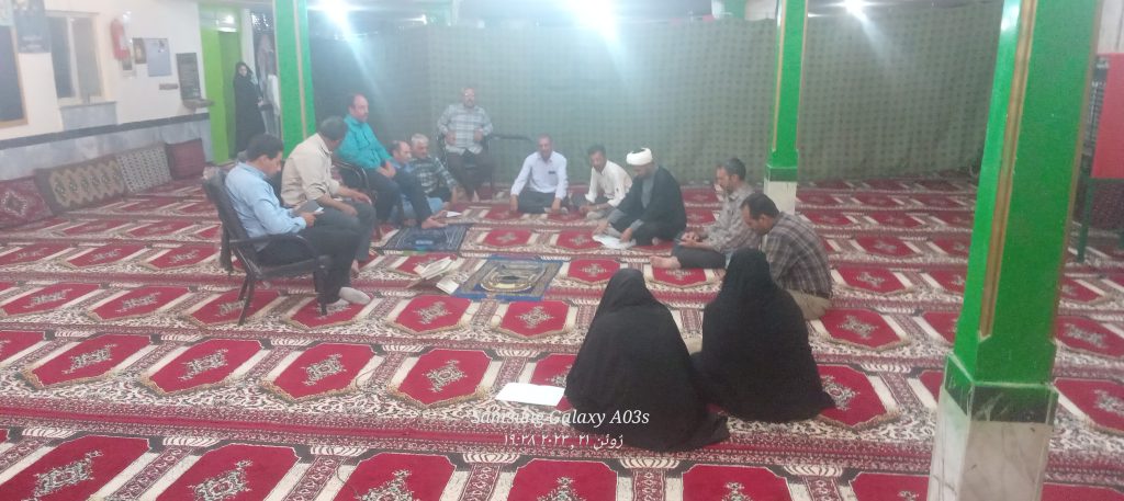 جلسه هماهنگی بین مسجد و مسئولین دهیاری