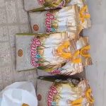 اهدای ۱۱ کیسه برنج ده کیلویی و تعدادی روغن مایع